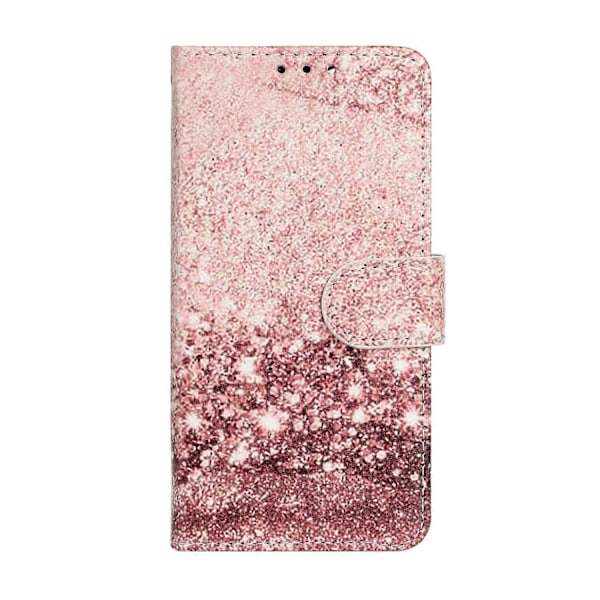 Mönstertryckt PU Läder Mobiltelefon Skyddsfodral för iPhone 13 6.1 tum Multicolor Style G