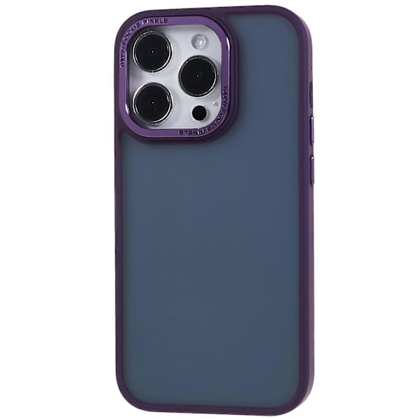 FULEXIN För iPhone 15 Pro PC+TPU Mobilskal Metall Linsskyddsram Anti-Repskydd Multicolor Style G