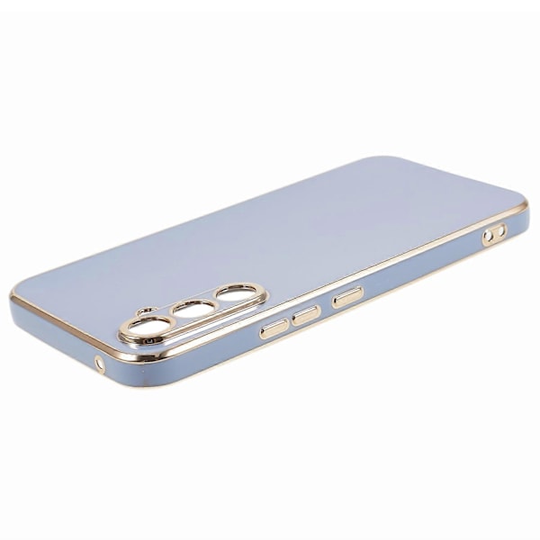 Skyddsfodral för Samsung Galaxy A14 4G/5G, Stöttåligt TPU Glansigt 6D Elektropläterat Telefonskal Multicolor Style C