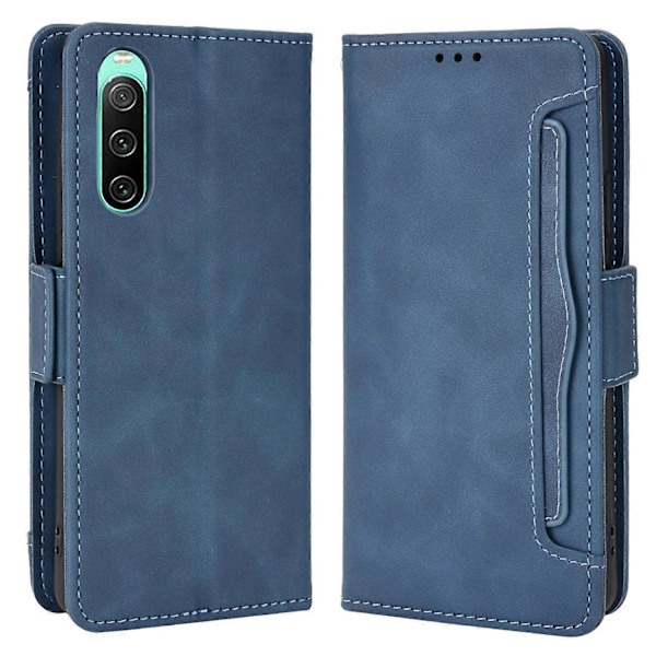 Monipaikkainen korttikotelo Sony Xperia 10 V -puhelimelle, lompakkotelineellä varustettu suojakuori Multicolor Style D
