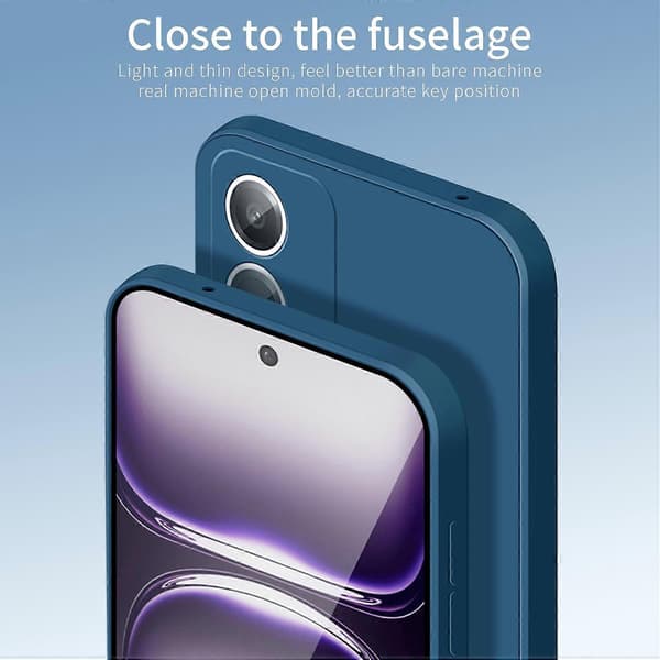 Til Oppo A3 Pro (Global) 5G Telefon Cover Multicolor Navy Blue