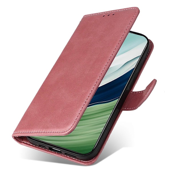 Til Huawei Mate 60 Etui Kalvetekstur Tegnebog Stativ PU Læder Slim-fit Telefoncover Multicolor Style D