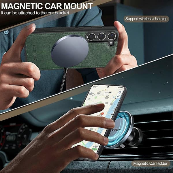 Til Galaxy S23 Telefoncover Multicolor Green