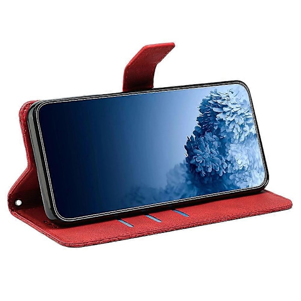 Til Xiaomi Redmi Note 12 4G PU Læder Mandala Blomster Præget Telefon Etui Wallet Stand Flip Cover Multicolor Style B