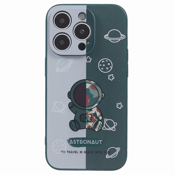 TPU Telefon Cover til iPhone 14 Pro, Mønsterprint Anti-ridse Telefon Cover Style G