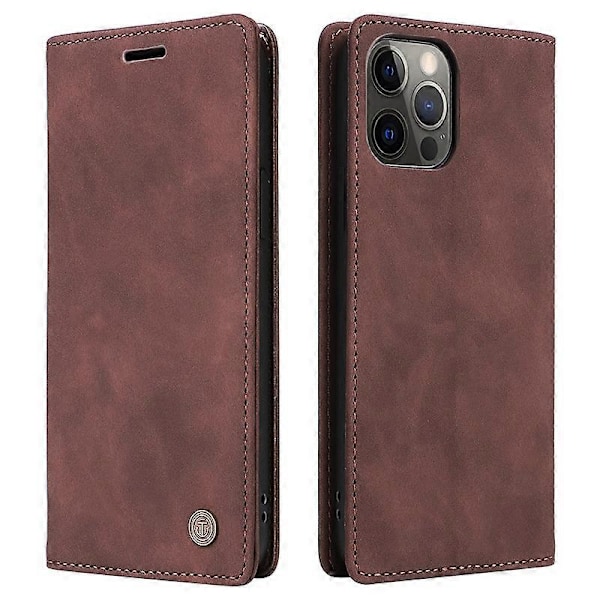 006 Serie Til iPhone 15 Pro Max Cover PU Læder Foldbart Stativ Telefon Cover Multicolor Style D