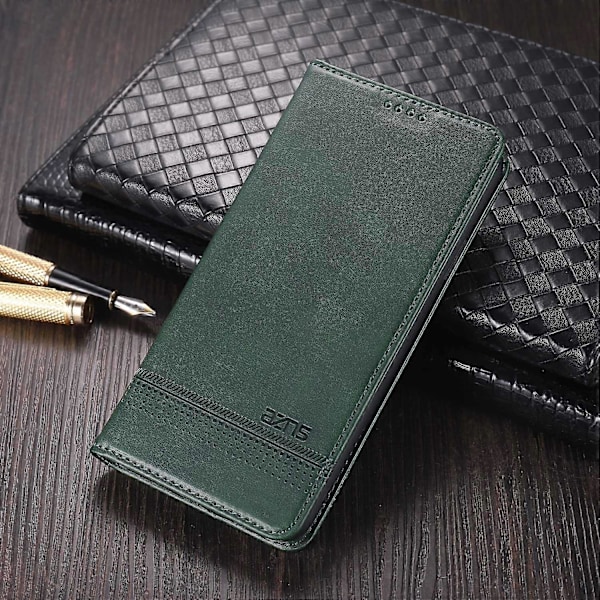 AZNS Stand Wallet Auto-absorberende Magnetisk Læder Etui til Samsung Galaxy A32 4G Multicolor Style D
