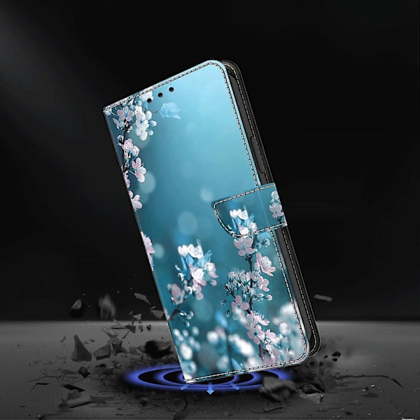 Plånboksfodral i PU-läder med 3D-mönster och ställ för Sony Xperia 1 V Multicolor Style K