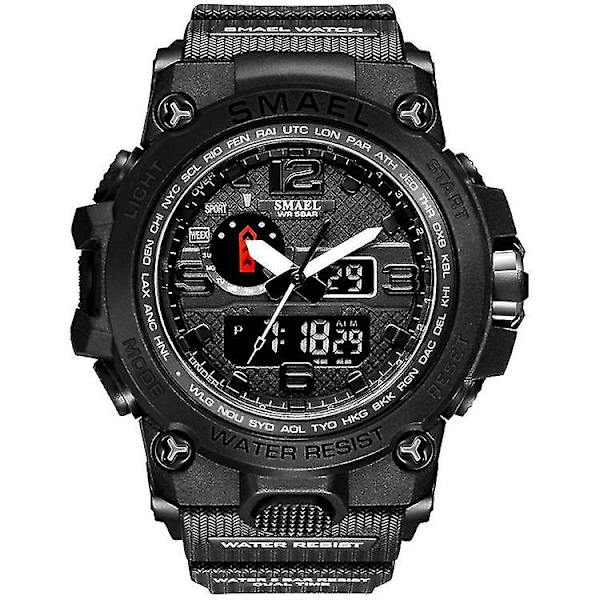 Smael 1545 LED Dual Display Herre Sportsur Elektronisk Quartz 2