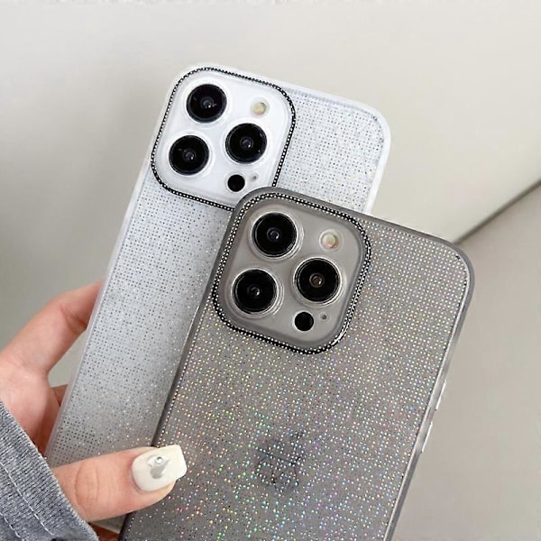 Q.COO TPU-etui til iPhone 14 Pro med skinnende aurora-effekt og præcise udskæringer Multicolor Style C