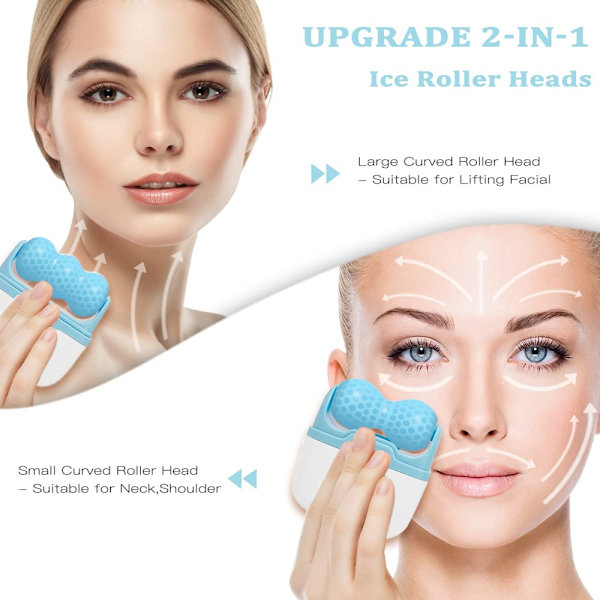 Uusi Ice Roller kasvoille ja silmille, Ice Roller silmäpusseille, migreeni,