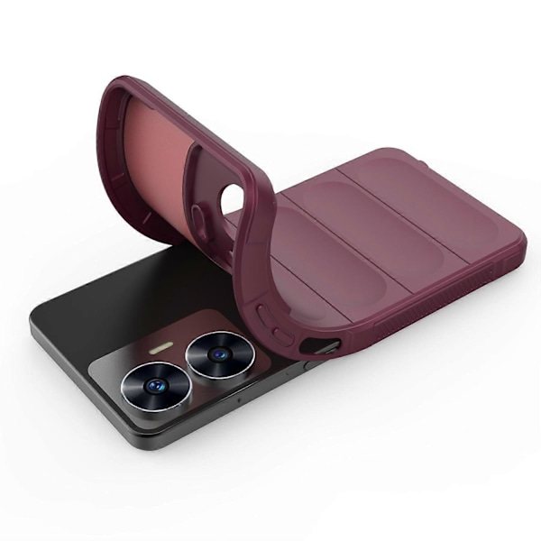 Fleksibelt TPU-deksel til Realme C55 4G, ripebestandig og robust bakdeksel Multicolor Style D