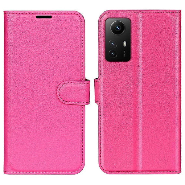 Til Xiaomi Redmi Note 12S 4G Litchi Tekstur Wallet Telefon Cover Stativ PU Læder Etui Multicolor Style G
