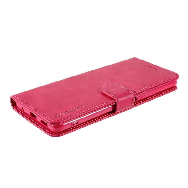LC.IMEEKE Lompakkokotelo Xiaomi Redmi Note 10 Pro -puhelimelle, nahkaa, jalustalla