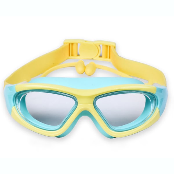 Simglasögon för barn lämplig för 3-12 års poolglasögon yellow