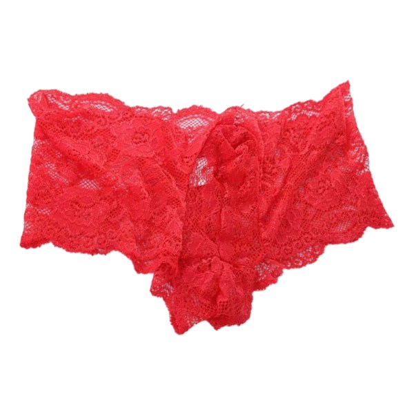 Spetstrosa för män G-String Trosor Trosor Underkläder Underkläder red L