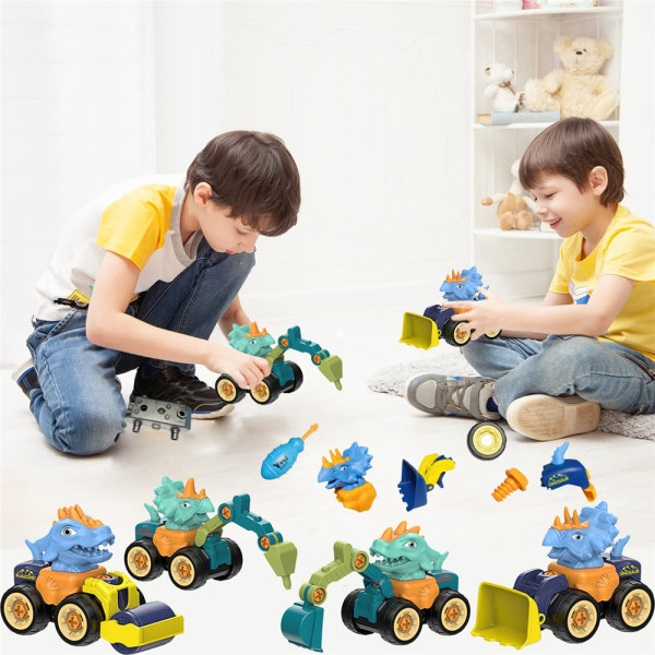 Ta isär dinosaurieleksak med skruvmejselteknik för Boy Toy