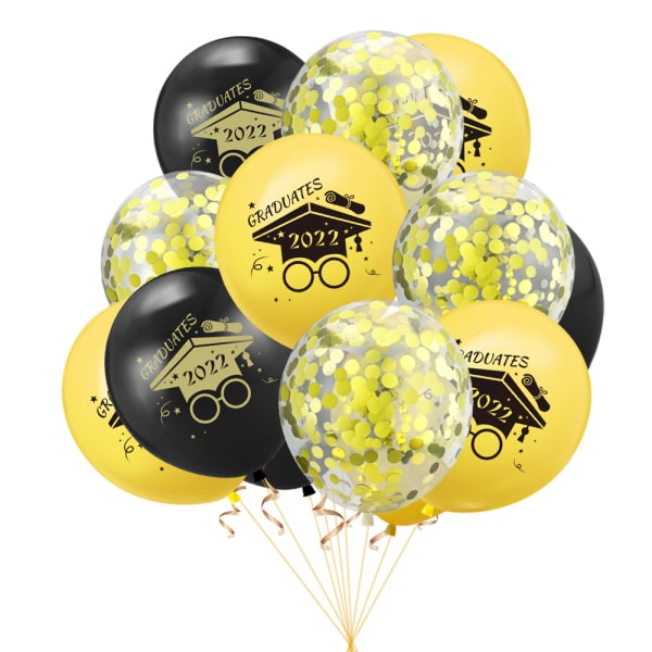 2022 skolavslutningsfest bannerdekoration ballonger set B