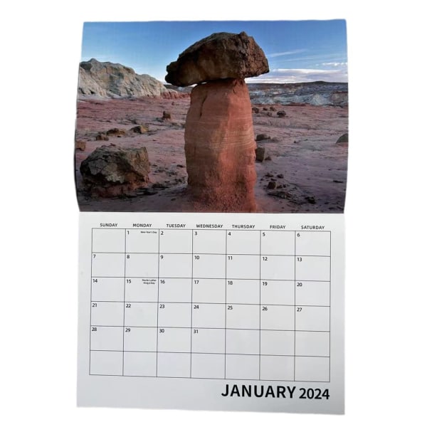 Nature's Dick Pics 2024 Kalender Väggkalender Julklapp