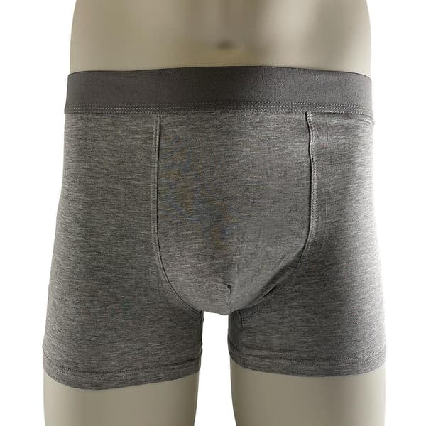 3 par Bambus Boxershorts til Mænd – Bløde & Åndbare Underbukser Grey EU M