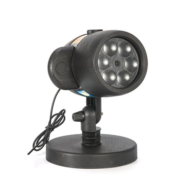 LED Magic Light Projektor – med 12 bevægelige lysmotiver