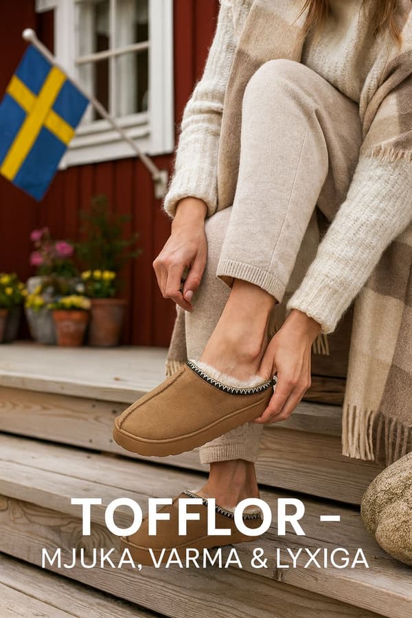 Hjemmesko – bløde, varme & luksuriøse (Brun & Beige) Brun