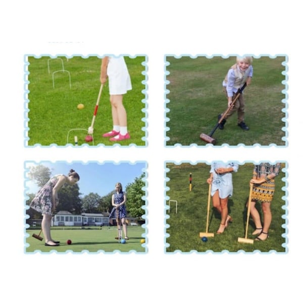Krocket Set — 4 Spelare