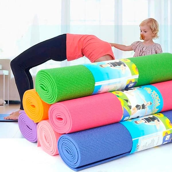 Yogamatte 5 mm - ulike farger - Blå