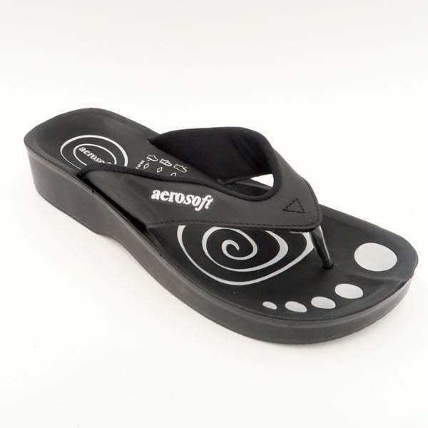 Sandaler - Aerosoft Model 801 Svart