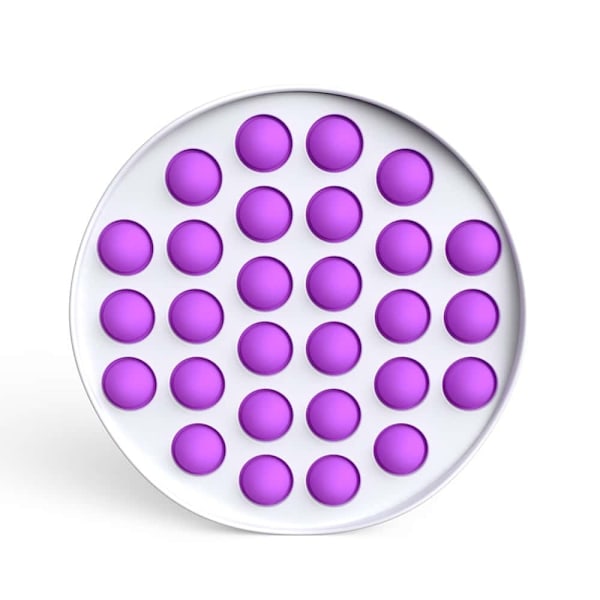 Fidget Toys - Pop It Bubbles - Vit Cirkel (fler färger) Blå