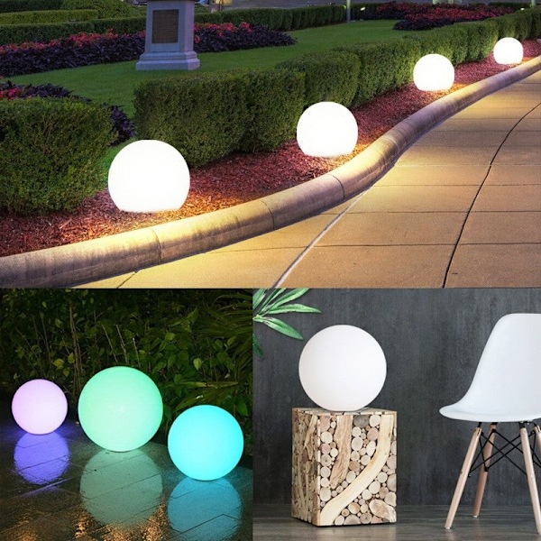 Vackra LED-lampor för trädgård/hem som kan ändra färg Vackra LED-lampor för trädgård/hem s