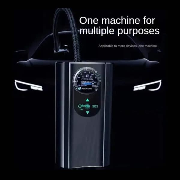Luftkompressor (turbo) med manometer