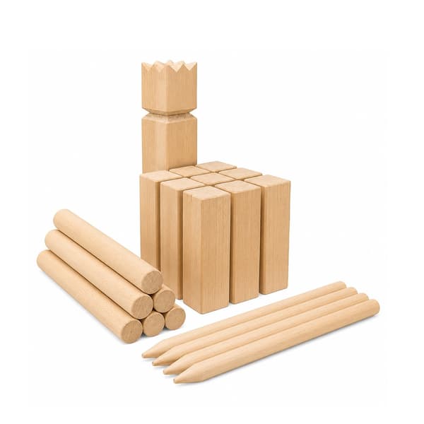 Kongespil Kubb i træ