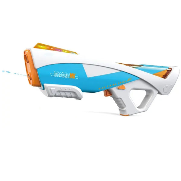 Elektrisk Vattenpistol – SHARK MK – Automatisk Action med Stil Grå