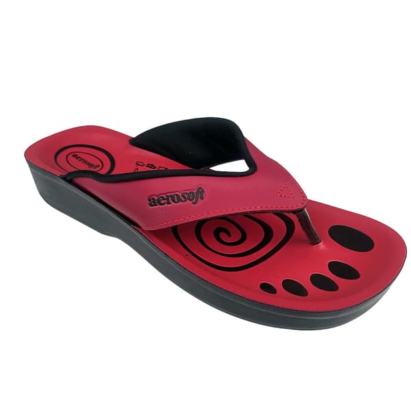 Sandaler Aerosoft - Model 801 - Röd