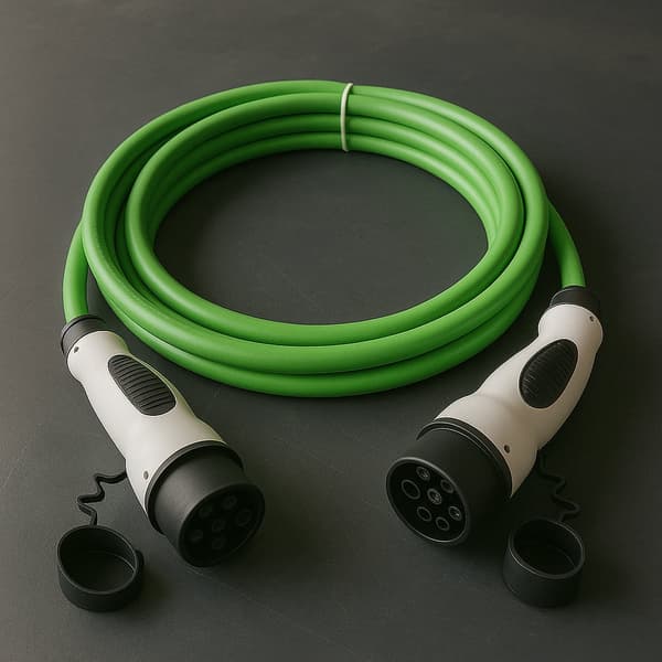 Solar Plus ladekabel til elbil – 5 meter Green