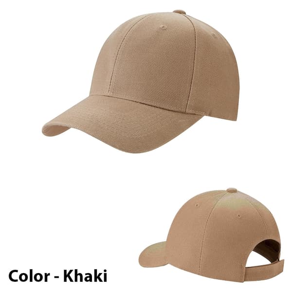 Baseballcap ensfarget - i mange farger! Black one size