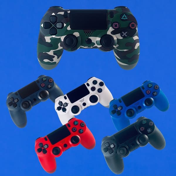 PS4 Trådløs Kontroller med Touchpad og Vibrasjon mörkblå