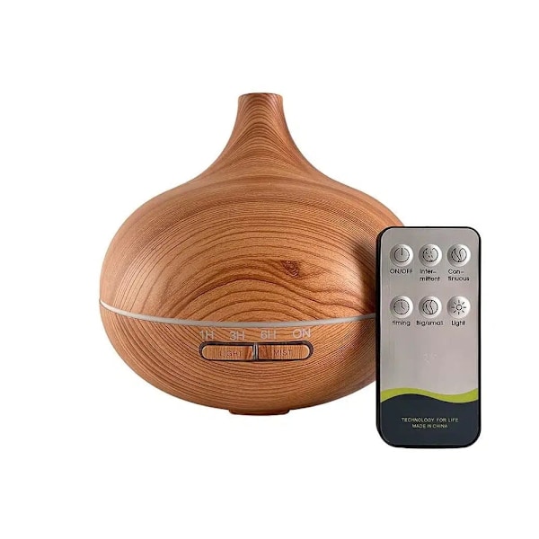 Aroma Diffuser – Snygg och vacker – 300 ml. Brun