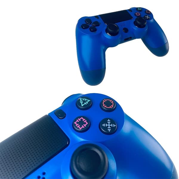 PS4 Trådløs Kontroller med Touchpad og Vibrasjon mörkblå