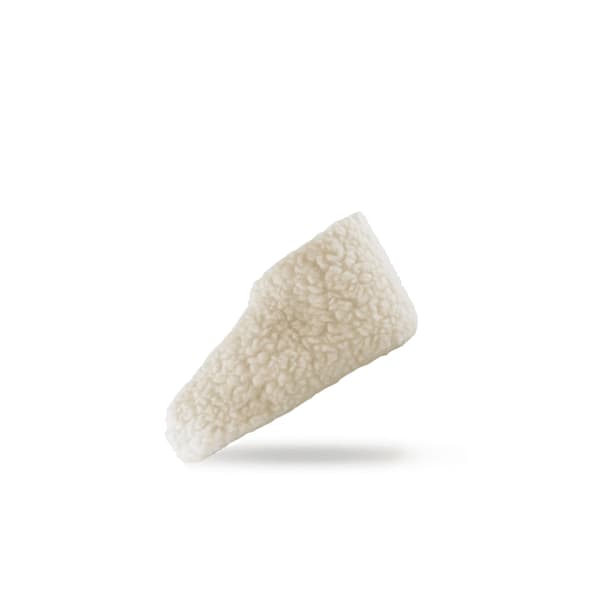 Fluffiga ulltofflor (100% ren ull) – Modell Vit White EU 38