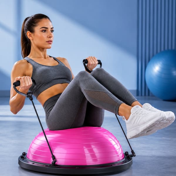 Balancebold - 58 cm - lilla eller blå Blå