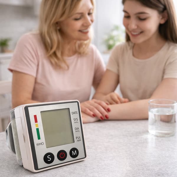 Elektronisk blodtryksmåler til håndled