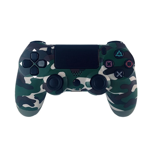 PS4 Trådlös Kontroller med Touchpad och Vibration Svart
