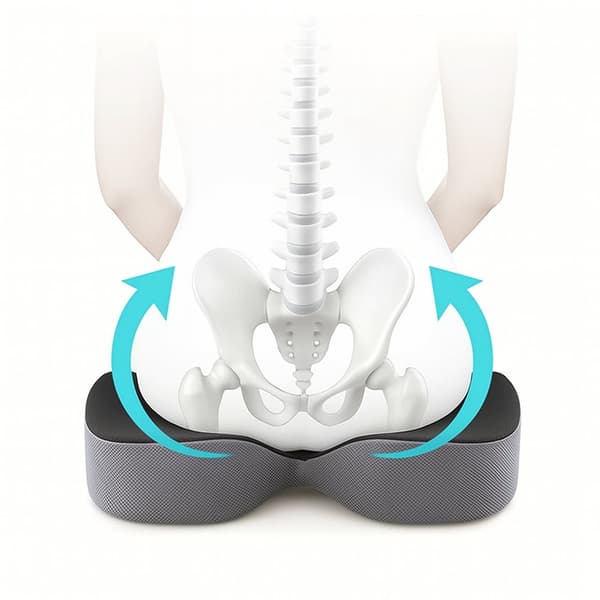 Ergonomisk Memory Foam Sittkudde