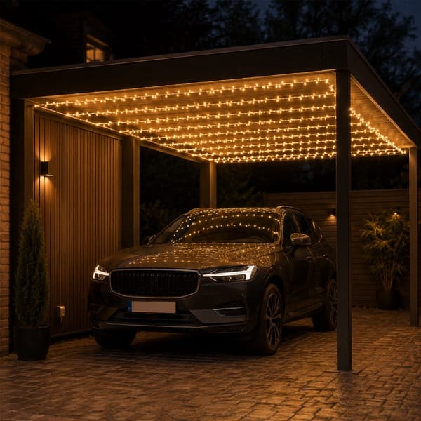 LED-ljusslang 4 eller 10 meter – vit Vit