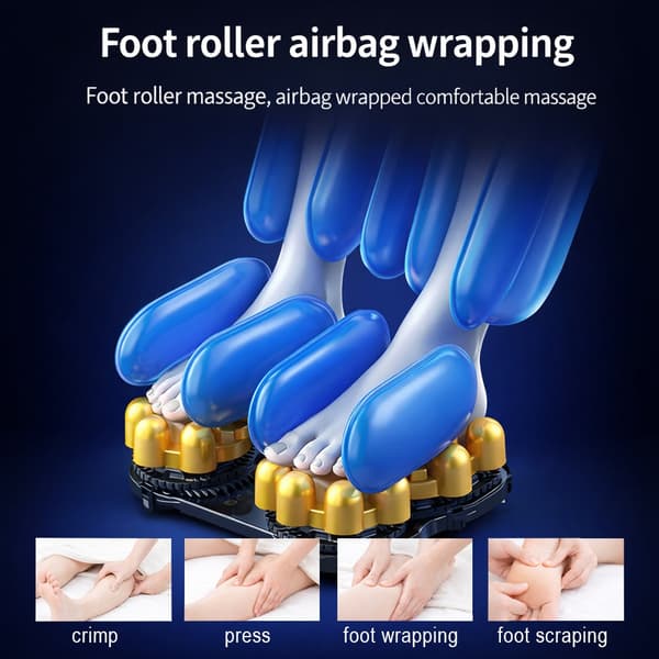 Massagestol A5 – Värmeterapi, AI-styrning, Zero Gravity och Pekskärm