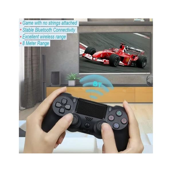 PS4 Trådløs Controller m. Touchpad og vibration White