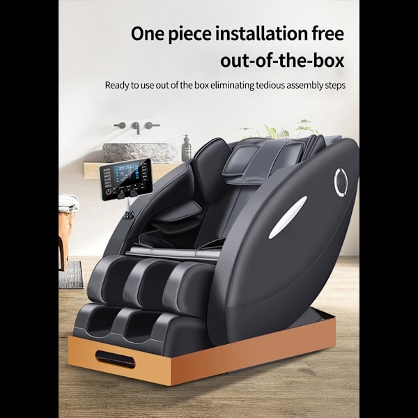 Massagestol A5 – Värmeterapi, AI-styrning, Zero Gravity och Pekskärm