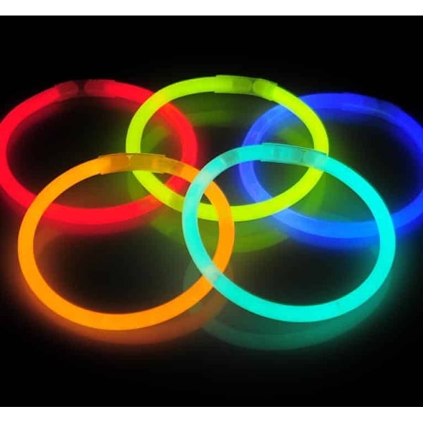 Armband - Självlysande glowstick Guld